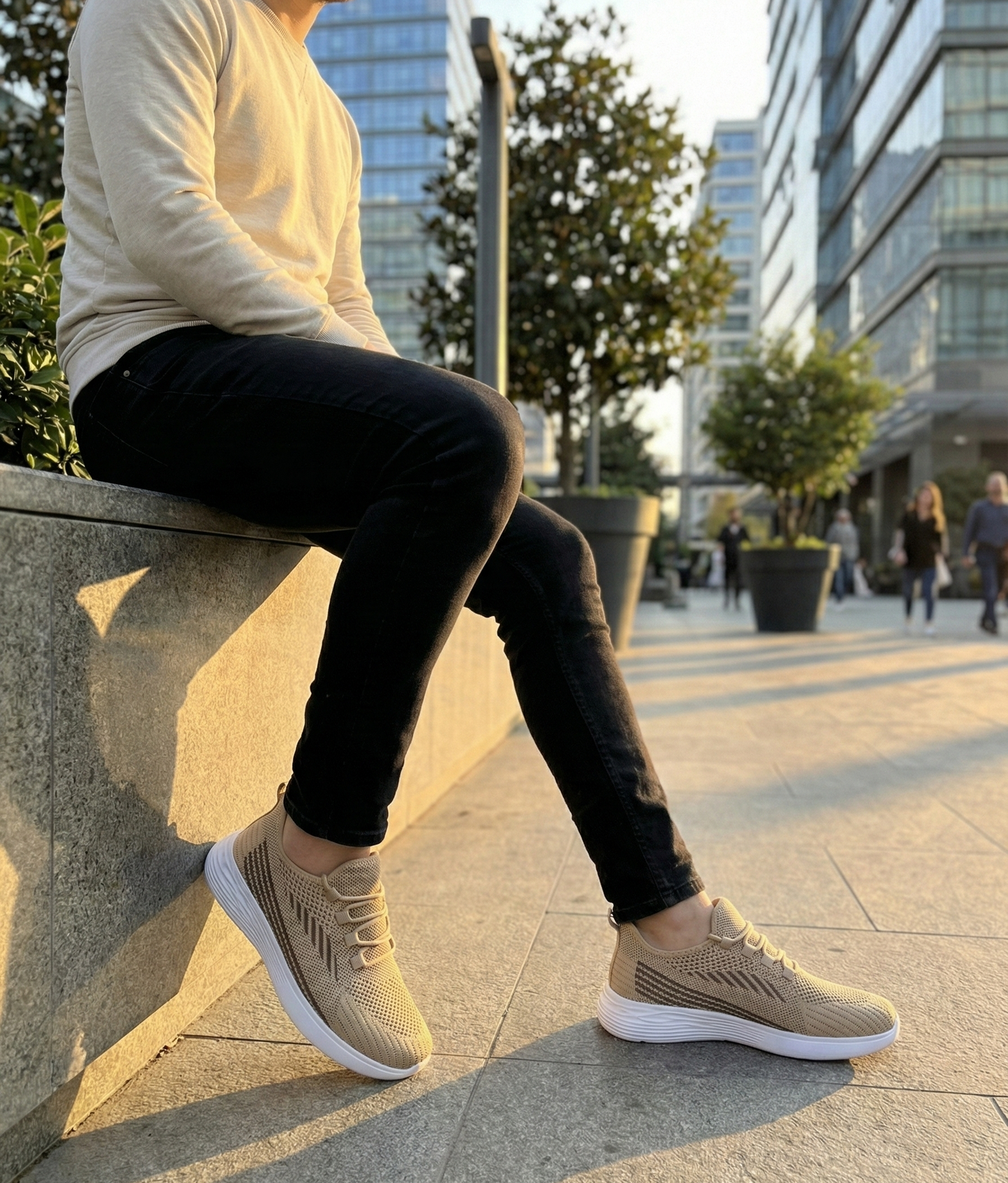 HAFİF ORTOPEDİK TABANLI TRİKO SNEAKER