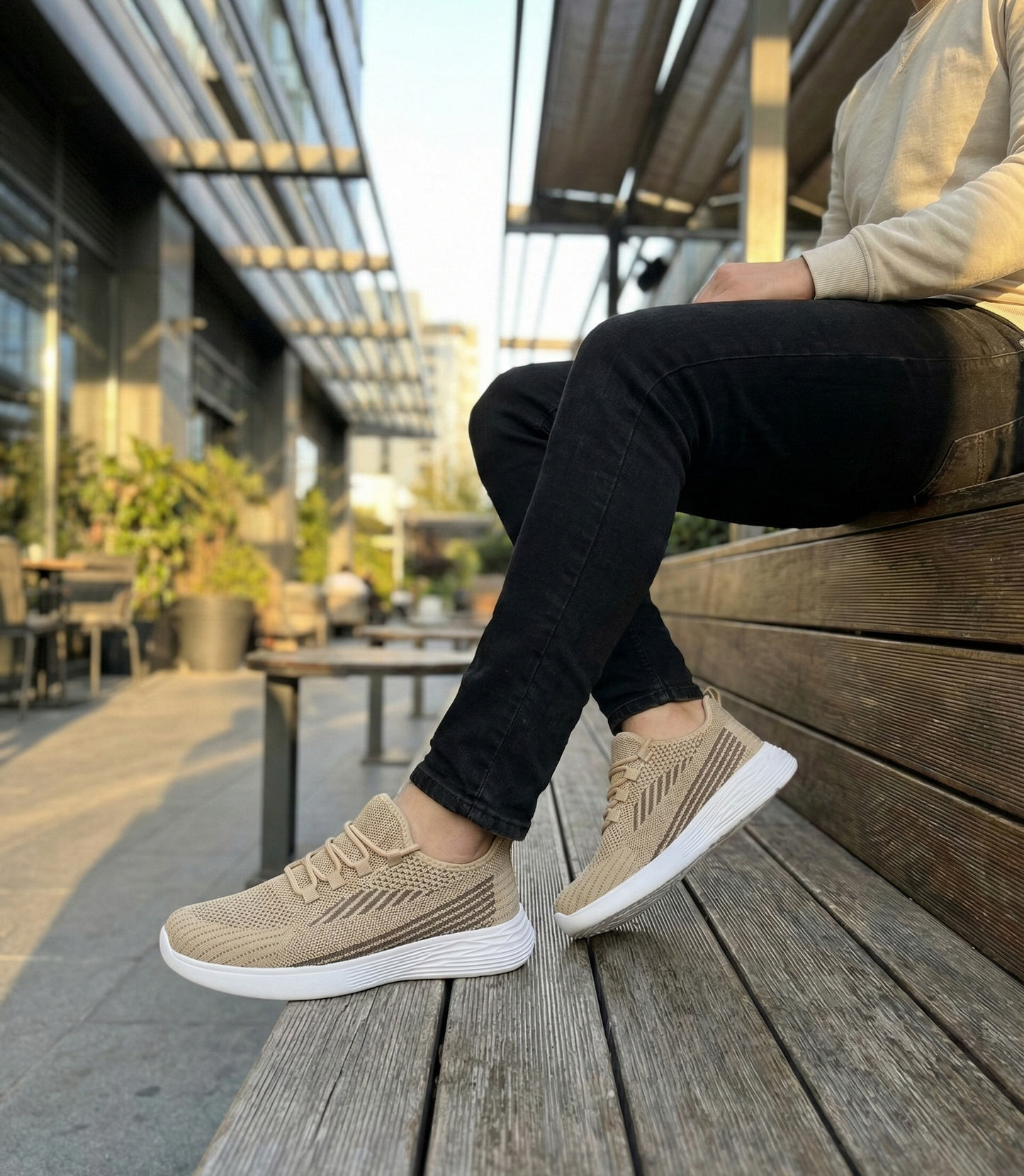 HAFİF ORTOPEDİK TABANLI TRİKO SNEAKER